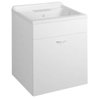Aqualine Skrinka pod výlevku 59,5x70x49,4cm, biela 57035