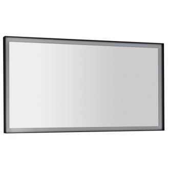 SORT LED podsvietené zrkadlo 120x70cm, matná čierna ST120