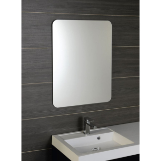 ISHAPE zrkadlo 600x800mm, zaguľatené rohy, bez úchytu