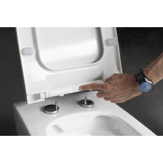 BELLO sedátko pre závesné WC, SLIM, Soft Close, biela 100727