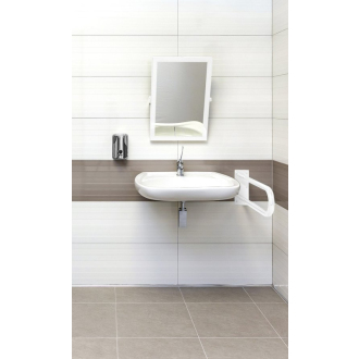 HANDICAP podperné madlo tvar U 813mm, biela XH540W