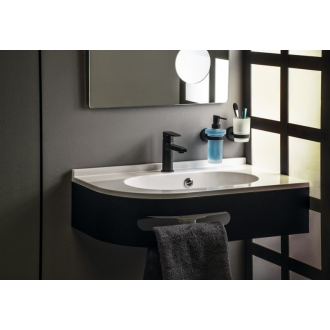 X-ROUND BLACK pohár, mliečne sklo, čierna mat XR903B