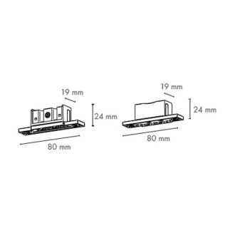 MULTISYSTEM uchytenie osvetlenia na galerku, chróm E27471EI