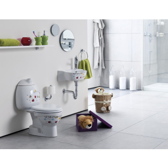 KID detské WC kombi vr.nádržky, zadný odpad, farebná potlač CK311.400.0F