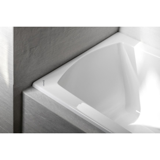 LILY SLIM obdĺžniková vaňa 130x70x39cm, biela 77511S