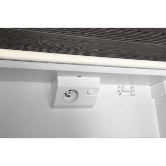 BATU galerka 60x71x15 cm, 2x LED osvetlenie, biela 1141120