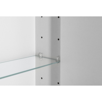 BATU galerka 60x71x15 cm, 2x LED osvetlenie, biela 1141120