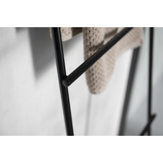 DEBUT sušiak uterákov na opretie 500x1860x32mm, čierna mat SE121