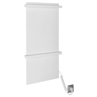 ELMIS Elektrický sušiak uteráka 400x800 mm, 120W, hliník, biela mat EB420