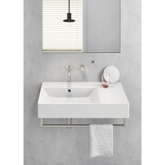 KUBE X keramické umývadlo 80x47 cm, s odkladnou plochou vpravo, biela ExtraGlaze 9456111