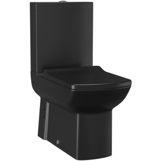 LARA WC sedátko, SLIM, Soft Close, čierna mat KC1603.01