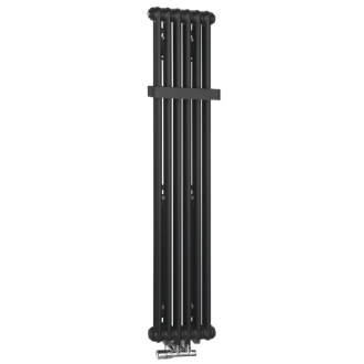 FEDE vykurovacie teleso 1500x306 mm, 6 seg., čierna mat IR191