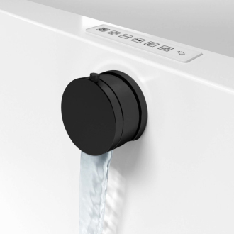 Vaňová súprava s napúšťaním, bovden, dĺžka 775mm, zátka 72mm, čierna mat 71685B
