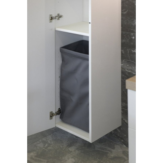 Bielizňový kôš do skrine 310x570x230mm, suchý zips, šedá UPE600
