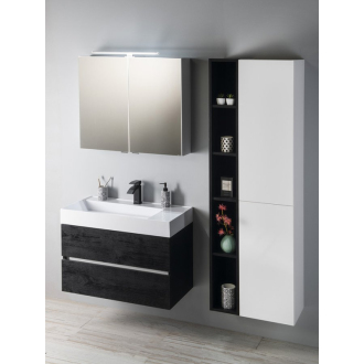 GODIVA umývadlo 83x44cm, liaty mramor, biela GU083L