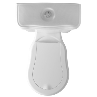RETRO WC kombi, spodný odpad, biela-bronz WCSET13-RETRO-SO