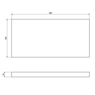 AVICE doska 80x39cm, šedý kameň AV8810