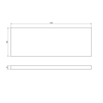 AVICE doska 110x39cm, štiepaný kameň AV1119