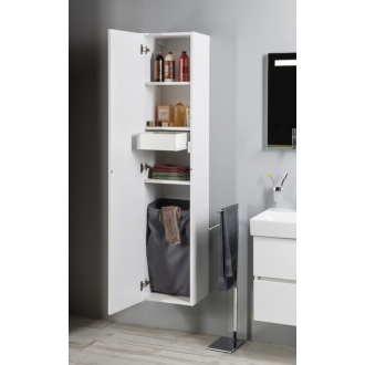 ESPACE skrinka 35x172x32cm, 1x dvierka, ľavá/pravá, biela lesk ESC330-3030