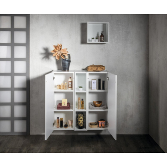 ESPACE skrinka 35x94x32cm, 1x dvierka, ľavá/pravá, biela mat ESC530-3131