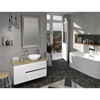ODETTA umývadlová skrinka 67x50x43, 5cm, dub strieborný DT070-1111