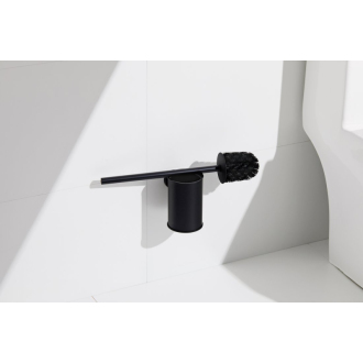 Aqualine WC kefa nástenná, čierna SB304
