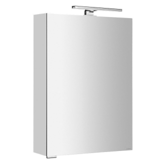 MIRRÓ galerka s LED osvetlením, 50x70x16cm, ľavá/pravá, biela MC050-0030