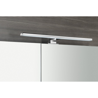 MIRRÓ galerka s LED osvetlením, 80x70x16cm, brest bardini MC080-0013