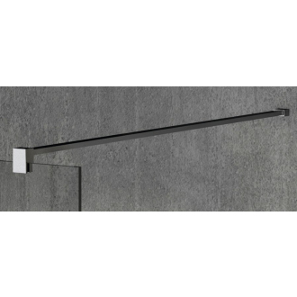 VARIO CHROME jednodielna zástena na inštaláciu k stene, matné sklo, 1300 mm