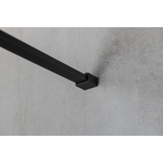 VARIO BLACK jednodielna sprchová zástena do priestoru, dymové sklo, 1300 mm GX1313GX2214