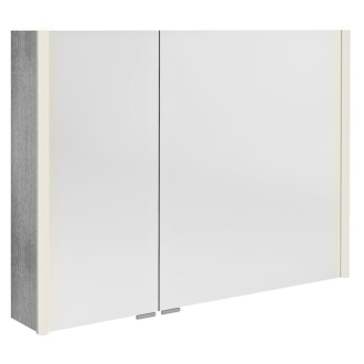 ALIX galerka s LED osvetlením 96x70x17, 5cm, dub strieborný AX196-0011