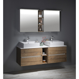 LINEX galerka s LED osvetlením, 60x70x15cm, ľavá/pravá, biela LX060-0030