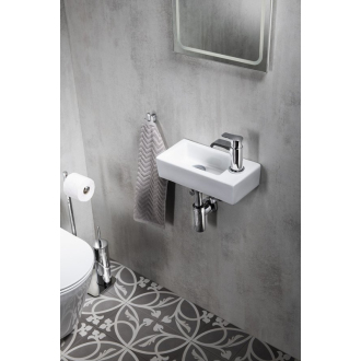 ZOE keramické umývadlo 37x9x18 cm, otvor pre batériu vpravo AR495