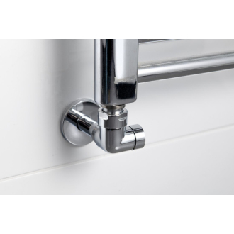 CORNER SIMPLY pripojovacia sada ventilov triaxiálne, pravé prevedenie, chróm CP130S