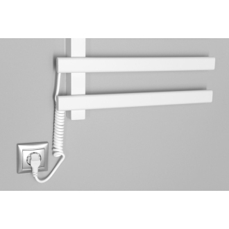 ELCOR elektrický sušiak uterákov 480x920x50mm, 128W, biela mat EB450
