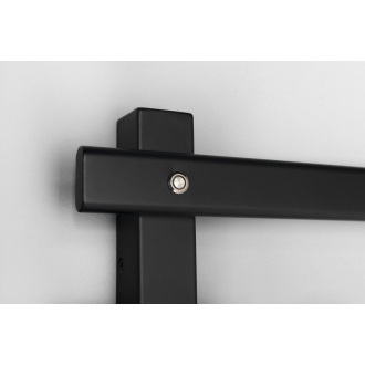 ELCOR elektrický sušiak uterákov 480x920x50mm, 128W, čierna mat EB460
