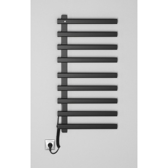ELCOR elektrický sušiak uterákov 480x920x50mm, 128W, čierna mat EB460