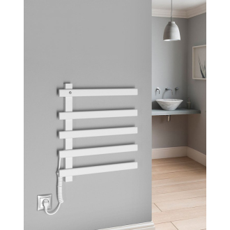 ELCOR elektrický sušiak uterákov 480x520x50mm, 85W, biela mat EB520