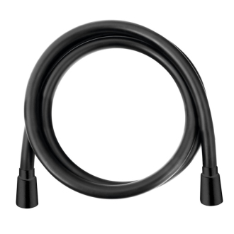 SOFTFLEX hladká sprchová plastová hadica, 150cm, čierna mat 1208-17