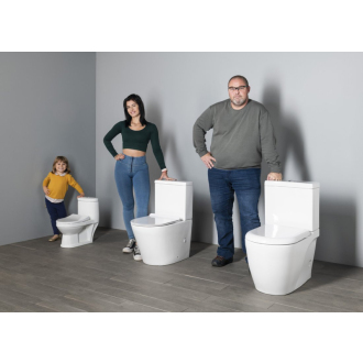 GRANDE WC kombi XL, spodný/zadný odpad, biela GR360