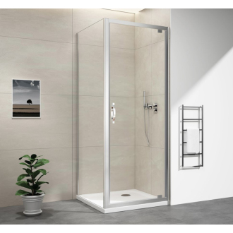 SIGMA SIMPLY štvorcový sprchovací kút pivot dvere 900x900mm L/P variant, číre sklo