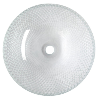 PUKETA sklenené gravírované umývadlo, priemer 42 cm, číra TY165
