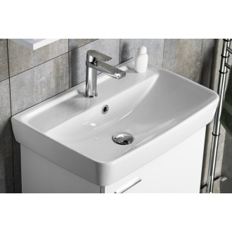 Aqualine DURU keramické umývadlo 60x40 cm, biela TU0351