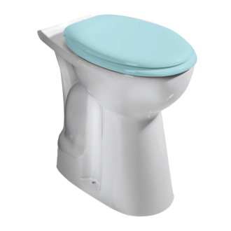 HANDICAP Misa WC kombi, zvýšený sedák, spodný odpad, biela BD305