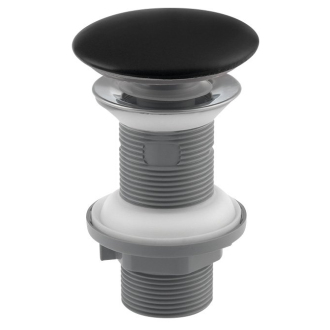 Umývadlová výpusť 5/4“, click-clack, keramická zátka, hr.20-70mm, čierna mat 38TP0163I