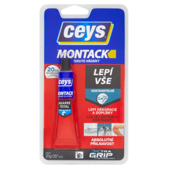 MONTACK LEPÍ VŠETKO ODSTRANITEĽNE, lepidlo, 20g 42507400