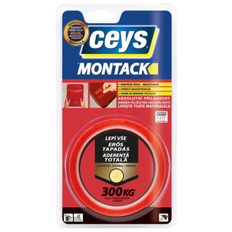 MONTACK LEPÍ VŠETKO OKAMŽITE, montážna páska 2,5mx19mm 48507240
