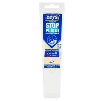 STOP PLIESNI, sanitárny silikón, 125ml, transparent 42505573