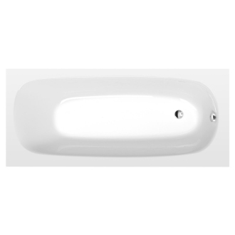 EBRO SLIM obdĺžniková vaňa 170x75x39cm, biela 26711S