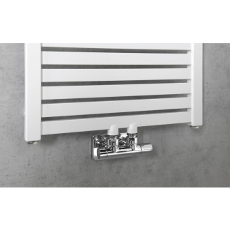 TONDI vykurovacie teleso rovné 450x1330 mm, stredové pripojenie, biela DT470T